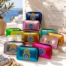 Load image into Gallery viewer, Colourful Leather Embroidered Wallet(HELM)