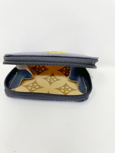 Colourful Leather Embroidered Wallet(HELM)