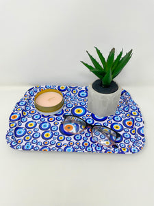 Large Evil Eye Metal tray