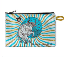 Load image into Gallery viewer, Horoscope Wallet Coin Purse Makeup Pouch