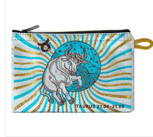 Horoscope Wallet Coin Purse Makeup Pouch