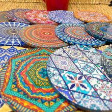 Load image into Gallery viewer, Mandala Design Coasters