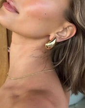 Load image into Gallery viewer, Gold Plated Tear Drop Earrings