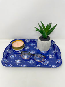 Large Evil Eye Metal tray