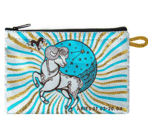 Horoscope Wallet Coin Purse Makeup Pouch