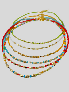 Rainbow Beads Necklace