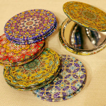 Load image into Gallery viewer, Mandala round compact mirror(MRCM)
