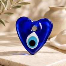Load image into Gallery viewer, Heart Evil Eye Wall Hanging