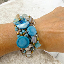 Load image into Gallery viewer, Beads Wide Cuff Bracelet IN 3