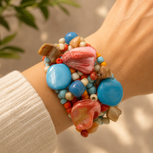 Load image into Gallery viewer, Beads Wide Cuff Bracelet IN 3
