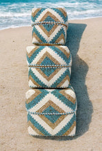Load image into Gallery viewer, Beaded Bamboo Nesting Boxes /Set of 3 BAB3
