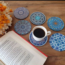 Load image into Gallery viewer, Mandala Design Coasters
