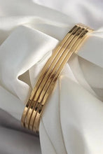Load image into Gallery viewer, Gold Plated Minimalist Bangle Bracelet