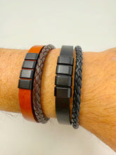 Load image into Gallery viewer, Genuine Leather Braided Unisex Bracelet