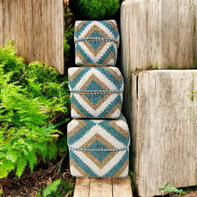 Load image into Gallery viewer, Beaded Bamboo Nesting Boxes /Set of 3 BAB3