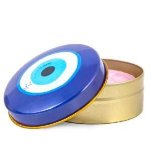 Evil eye metal box and soap