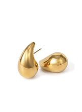 Load image into Gallery viewer, Gold Plated Tear Drop Earrings
