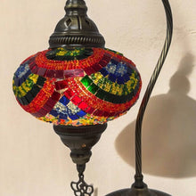 Load image into Gallery viewer, Swan Neck Mosaic Lamp