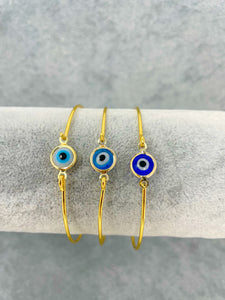 Evil Eye Bangle Bracelet