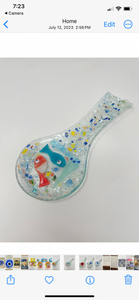 Fused Glass spoon rest(FGSR)