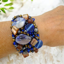 Load image into Gallery viewer, Beads Wide Cuff Bracelet IN 3
