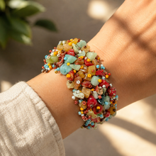 Load image into Gallery viewer, Colorful Beads Cuff Bracelet IN1