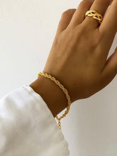 Load image into Gallery viewer, 22 Karat Gold Plated Bangle and Chain bracelets