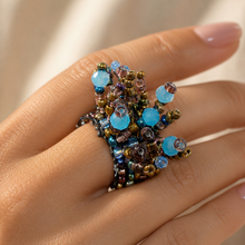 Load image into Gallery viewer, Crystal Beads Ring CRI