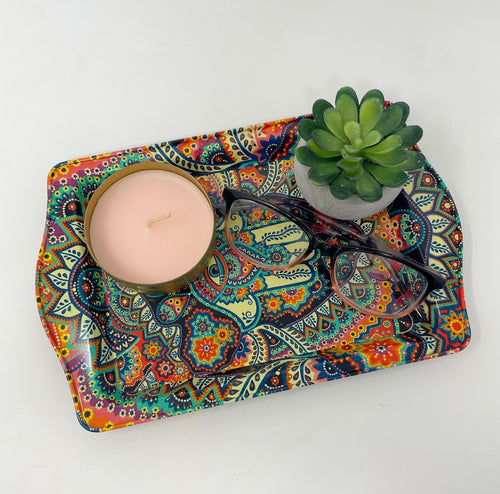 Hamsa Metal Tray