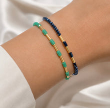 Load image into Gallery viewer, Gold Plated Links Beads Bracelet (Olivia br)