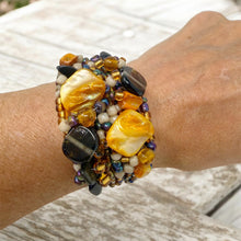 Load image into Gallery viewer, Beads Wide Cuff Bracelet IN 3
