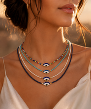 Load image into Gallery viewer, Lucky eye beads necklace