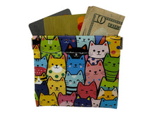 Load image into Gallery viewer, Cat Faux Leather Wallet Coin Purse