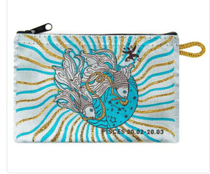 Horoscope Wallet Coin Purse Makeup Pouch