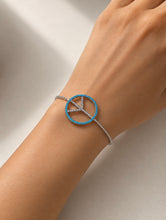 Load image into Gallery viewer, Peace Zircon Chain Bracelet