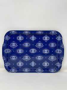 Large Evil Eye Metal tray