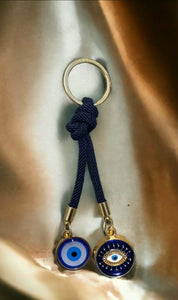 Protection Eye Colourful Cord Keychain