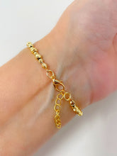 Load image into Gallery viewer, Fresh Water Pearl Gold Plated Chain Bracelet