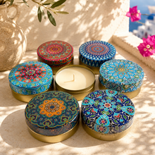 Load image into Gallery viewer, Mandala candle