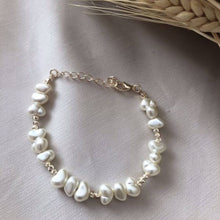 Load image into Gallery viewer, Pearl Gold Plated Bracelet