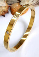 Load image into Gallery viewer, 22 Karat Gold Plated Bangle and Chain bracelets
