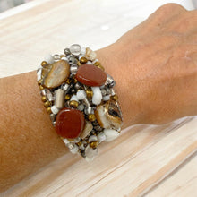 Load image into Gallery viewer, Beads Wide Cuff Bracelet IN 3
