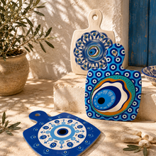 Load image into Gallery viewer, Evil Eye Design Cheese Board(EECHZ)
