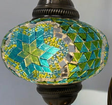 Load image into Gallery viewer, Swan Neck Mosaic Table Lamp TM012