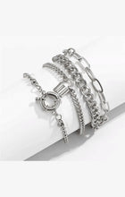Load image into Gallery viewer, Silver Plated Boho Bracelet