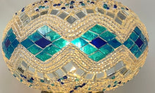 Load image into Gallery viewer, TML014 Swan Neck Mosaic Table Lamp