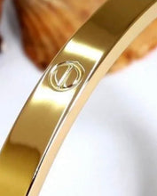 Load image into Gallery viewer, C Design Bangle Cuff Bracelet