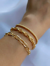 Load image into Gallery viewer, 22 Karat Gold Plated Bangle and Chain bracelets