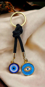 Protection Eye Colourful Cord Keychain