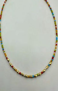 Rainbow Beads Necklace